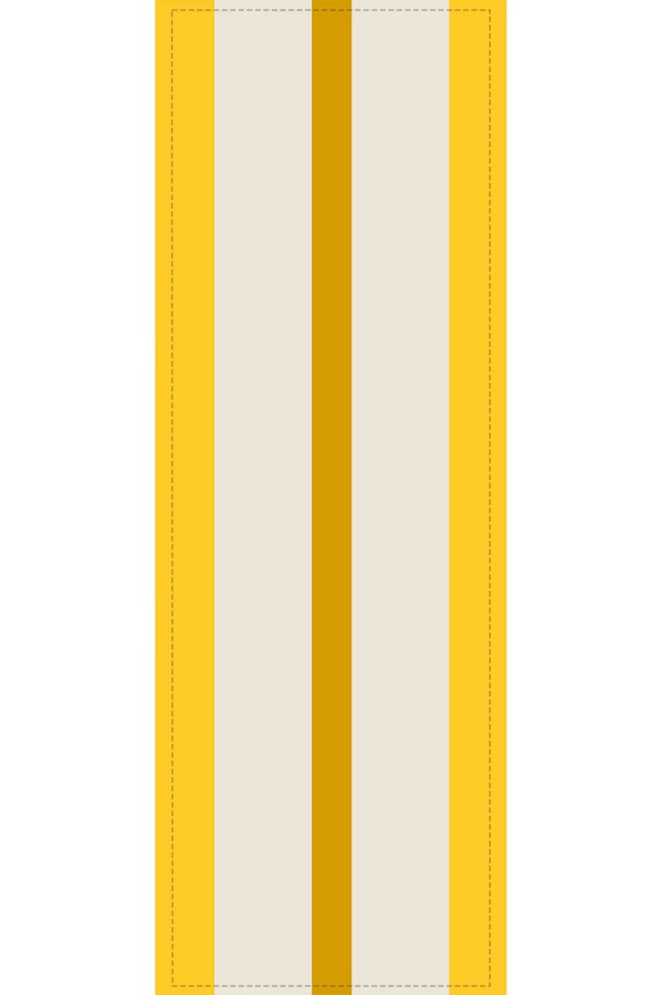Sarı Çizgi Desenli Premium Masa Örtüsü Runner RNR474