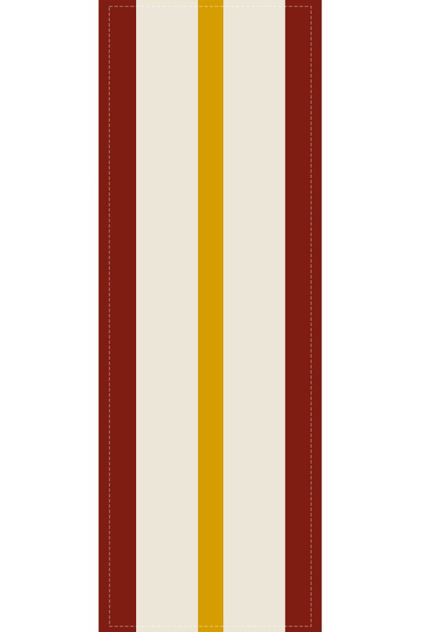 Bordo Çizgi Desenli Premium Masa Örtüsü Runner RNR479