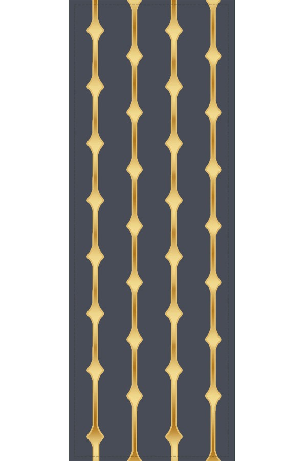 Antrasit Çizgili Desen Premium Masa Örtüsü Runner RNR498