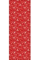 Kırmızı Yılbaşı Desenli Premium Masa Örtüsü Runner RNR539