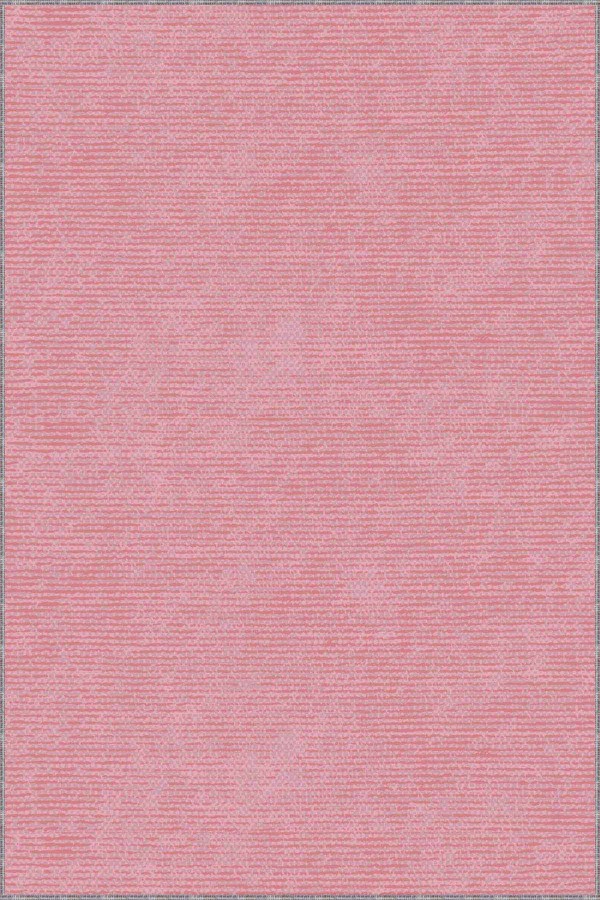 Pembe Sade Desensiz Kaymaz Tabanlı Dekoratif Halı RV201