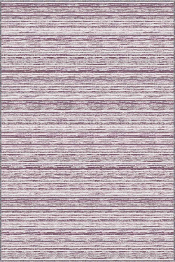 Mürdüm Sade Desensiz Kaymaz Tabanlı Dekoratif Halı ST01