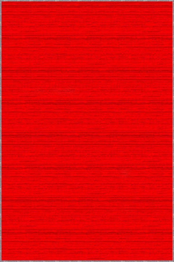 Kırmızı Sade Desensiz Kaymaz Tabanlı Dekoratif Halı ST04