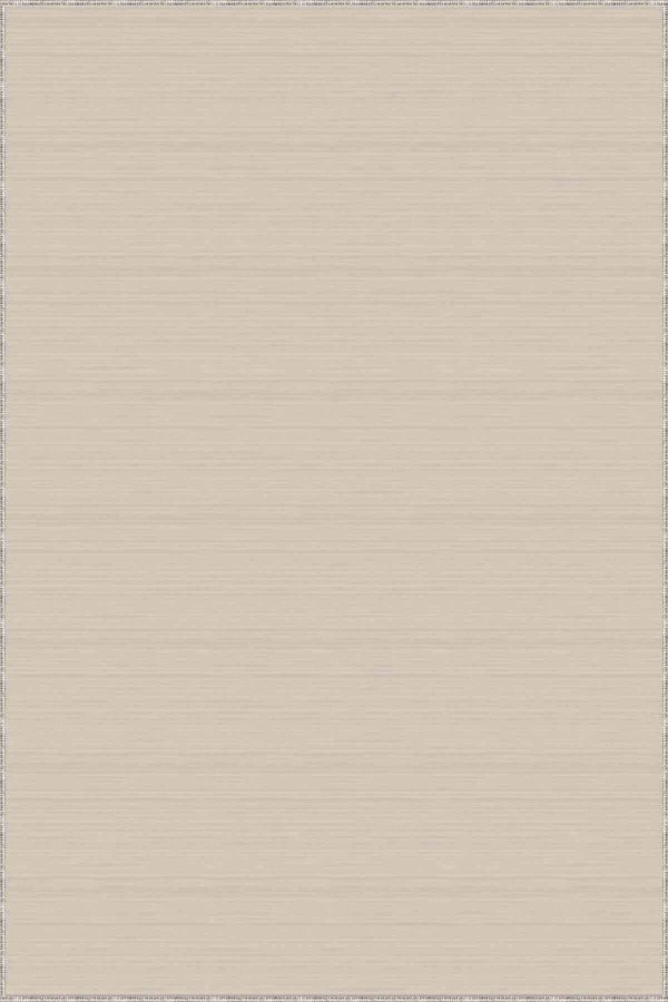 Bej Sade Desensiz Kaymaz Tabanlı Dekoratif Halı ST07