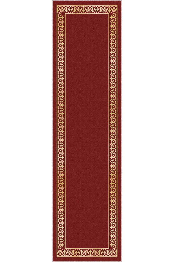 Bordo Klasik Motifli Protokol Yolluk Halı Özel Ölçülü VH063