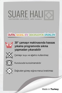 Açık Gri Çerçeveli Çift Taraflı Yastık Kırlent Kılıfı KRL350